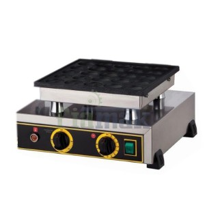 Silverinox Pankek Bubble Makinası Tekli Kapaksız Yuvarlak