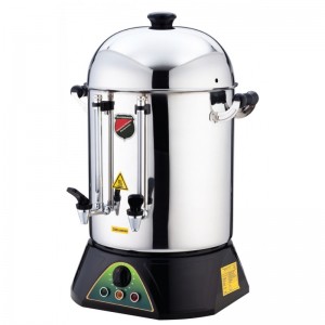 Silverinox 10 Litre Çift Demlikli Semaver | Profesyonel Çay Servisi İçin İdeal Çözüm