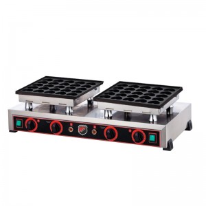 Silverinox Pankek Bubble Makinası Çiftli Kapaksız Kalpli