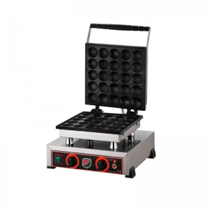 Silverinox Pankek Bubble Makinası Tekli Kapaklı Yuvarlak