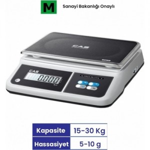Cas Pr ıı D 6 kg. Onaylı Tartım Terazisi