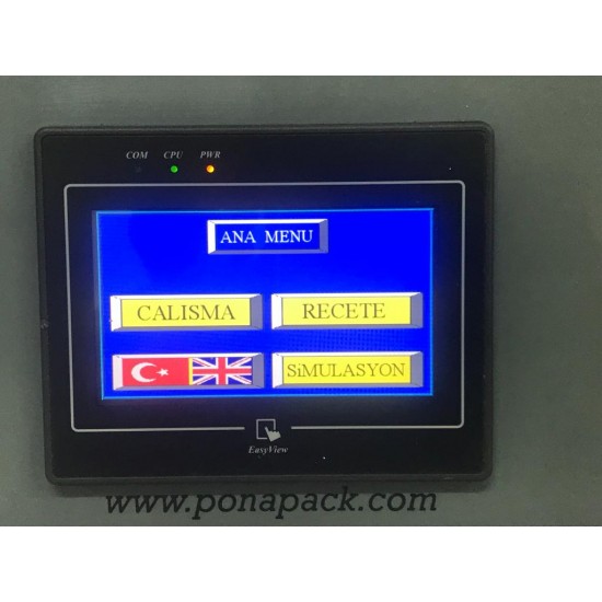 Ponapack VTK 40 SC Çekmeceli Gazlı Tabak Kapatma Makinesi ikinci el