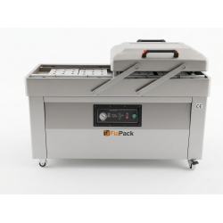Fiapack DF610 Çift Odalı Sanayi Tipi Vakum Paketleme Makinesi (61 cm Çift Çene)