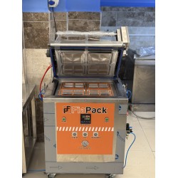 4 Bölmeli Yarı Otomatik Gazlı Yemek Paketleme Makinesi - Yüksek Kapasiteli MAP Sistemi