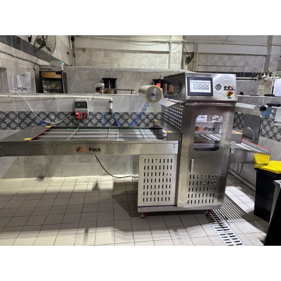 Tam Otomatik Gazlı Yemek Paketleme Makinesi - Hazır Yemek MAP Ambalaj Sistemi