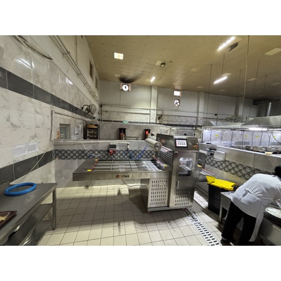 Tam Otomatik Gazlı Yemek Paketleme Makinesi - Hazır Yemek MAP Ambalaj Sistemi