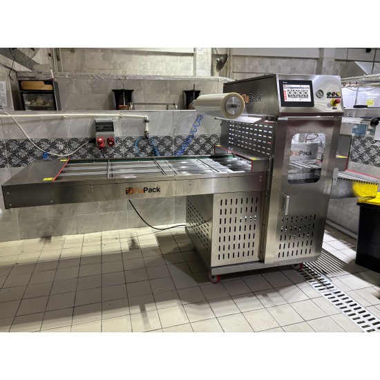 Tam Otomatik Gazlı Yemek Paketleme Makinesi - Hazır Yemek MAP Ambalaj Sistemi