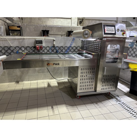 Tam Otomatik Gazlı Yemek Paketleme Makinesi - Hazır Yemek MAP Ambalaj Sistemi