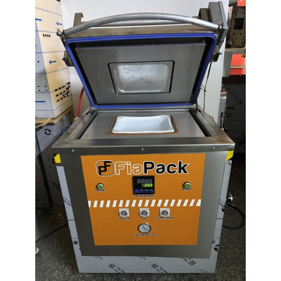 Fiapack Profesyonel Vakumlu ve Gazlı Tabak Kapatma Makinesi (32.5x26.5 cm) - 5 Kg Kapasiteli MAP Ambalaj Makinası