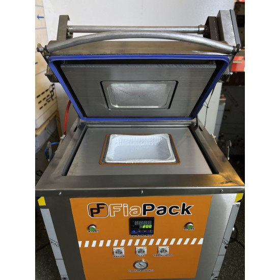 Fiapack Profesyonel Vakumlu ve Gazlı Tabak Kapatma Makinesi (32.5x26.5 cm) - 5 Kg Kapasiteli MAP Ambalaj Makinası