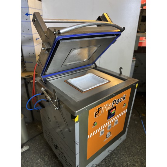 Fiapack Profesyonel Vakumlu ve Gazlı Tabak Kapatma Makinesi (32.5x26.5 cm) - 5 Kg Kapasiteli MAP Ambalaj Makinası