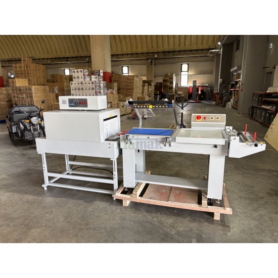 Fiapack Manuel L-Kesim Shrink Paketleme Makinesi ve Isı Tüneli (El ile Kumandalı)