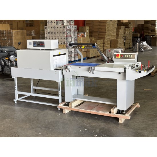 Fiapack Manuel L-Kesim Shrink Paketleme Makinesi ve Isı Tüneli (El ile Kumandalı)