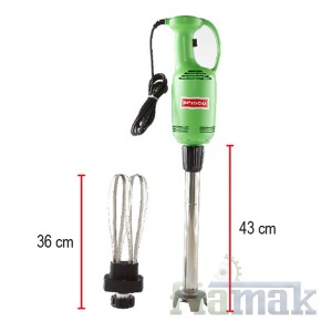 Arisco MX40 Çift Başlıklı Profesyonel El Blenderi – 40 cm Karıştırıcı, 35 cm Çırpıcı, 400W, Hız Ayarlı