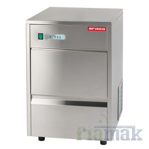 Arisco ZB50 Buz Makinesi – 50 kg/gün Üretim Kapasitesi, 13 kg Depo, Hava Soğutmalı, Paslanmaz Çelik Gövde