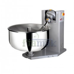 Çağdaş HYKE Serisi: Profesyonel 35 Kg Un / 55 Kg Hamur Devirmeli Tekerlekli Yoğurma Makinesi