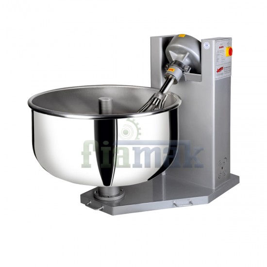 Çağdaş HYKE Serisi: Profesyonel 35 Kg Un / 55 Kg Hamur Devirmeli Tekerlekli Yoğurma Makinesi