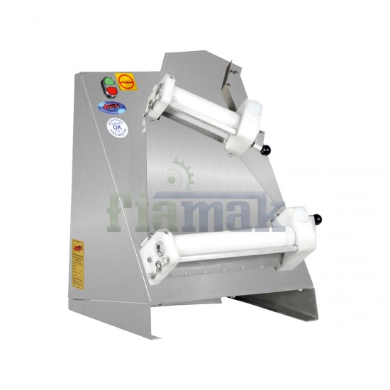 Çağdaş: Profesyonel 30 cm Yatay Hamur Açma Makinesi (Pizza, Lahmacun, Pide)