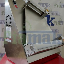 Çağdaş: Profesyonel 40 cm Yatay Hamur Açma Makinesi (Pizza, Lahmacun, Pide İçin)