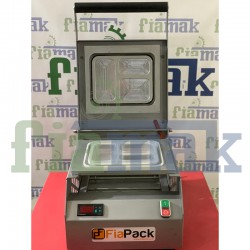 Fiapack Catering Paketleme Makinesi | 3 Bölmeli Yemek Tabak Kapatma
