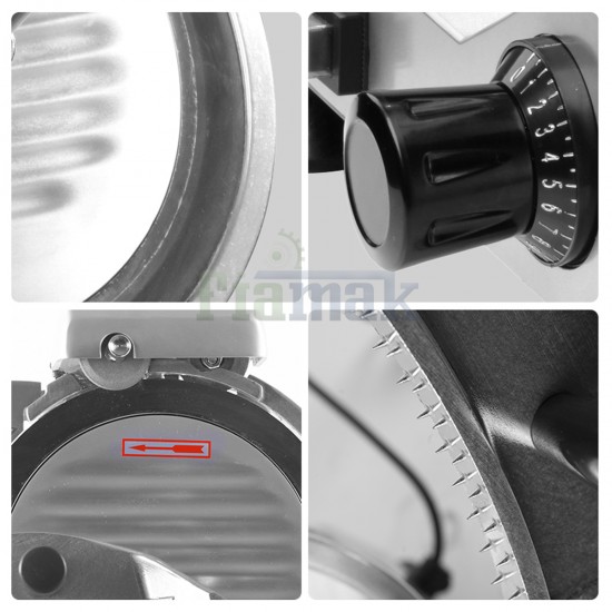 Lavion 27.5 cm Salam Kaşar Pastırma Kesme Dilimleme Makinesi (HBS-A) | Profesyonel Dilimleyici