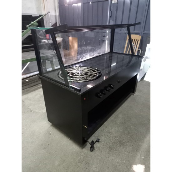 Adana Su Böreği ve Künefe Tezgahı - Siyah Dekorlu