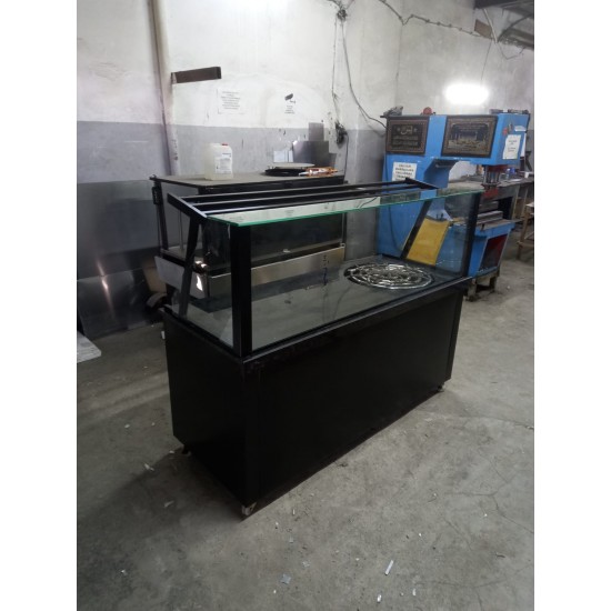 Adana Su Böreği ve Künefe Tezgahı - Siyah Dekorlu