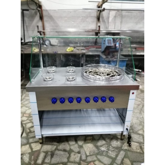 Büyük Ocak ve 4 Porsiyon Ocak - Camlı Künefe Tezgahı