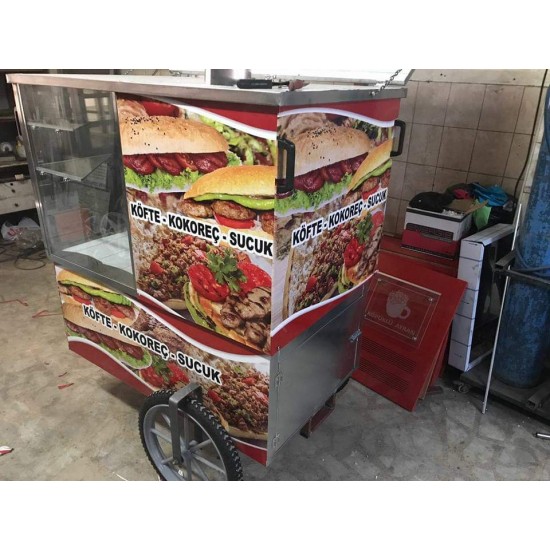 Seyyar Köfte Arabası - Özel Tasarım Köfte Arabası