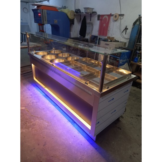 Yemeklik Tezgahı 6 Çorba 6 Yemeklik