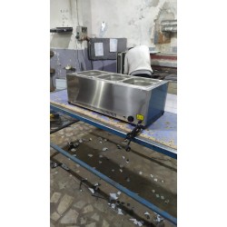 Set Üstü 3'lü Yemek Tezgahı Benmari Isıtıcı Elektrikli