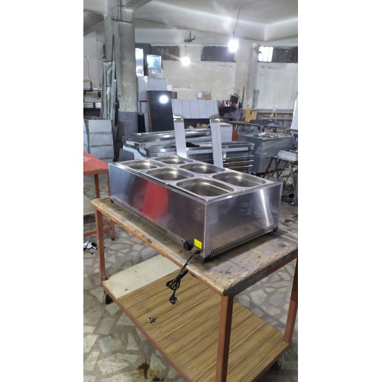 Set Üstü 6'lı Yemek Tezgahı Benmari Isıtıcı