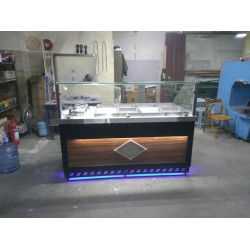 Sulu Sistem Benmari Yemeklik Tezgahı 8+2