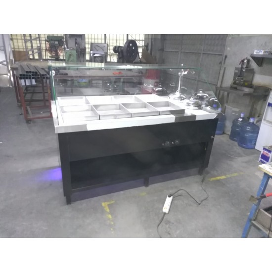 Sulu Sistem Benmari Yemeklik Tezgahı 8+2