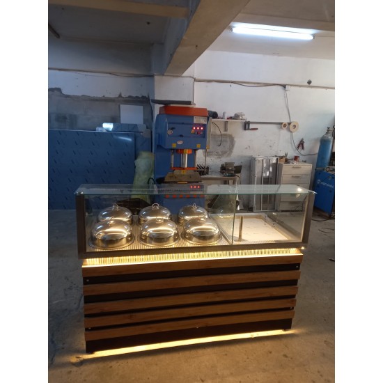 Paslanmaz Çorbalık Ve Pilav Tezgahı