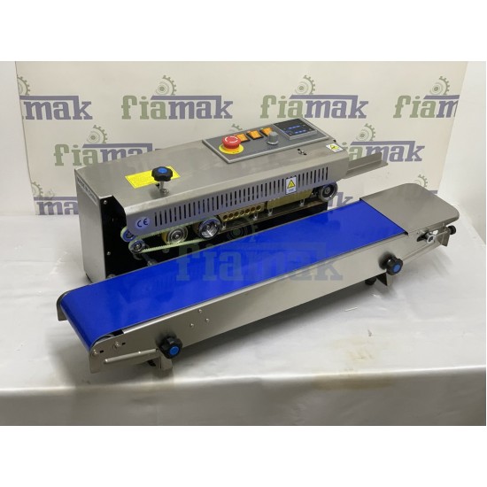 Paslanmaz Lavion FRD-750 Konveyorlu Otomatik Poşet Kapatma Makinesi