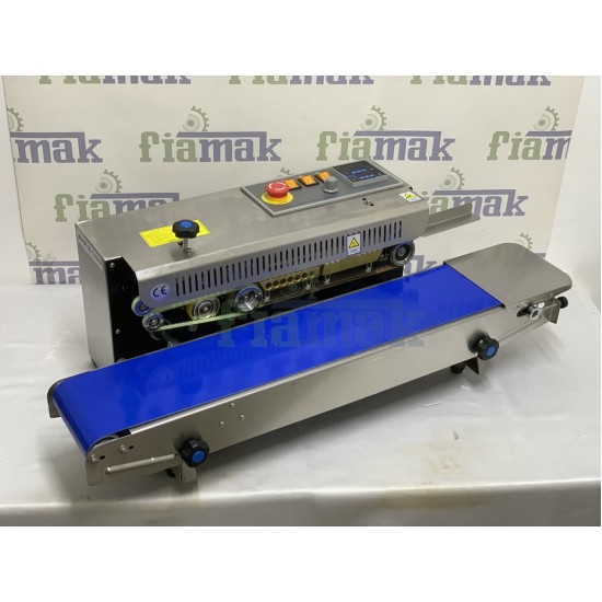 Paslanmaz Lavion FRD-750 Konveyorlu Otomatik Poşet Kapatma Makinesi