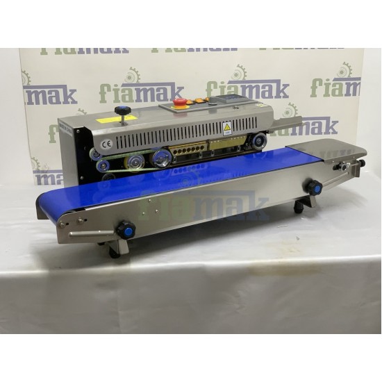 Paslanmaz Lavion FRD-750 Konveyorlu Otomatik Poşet Kapatma Makinesi