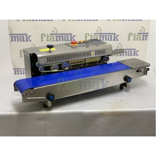 Paslanmaz Lavion FRD-750 Konveyorlu Otomatik Poşet Kapatma Makinesi