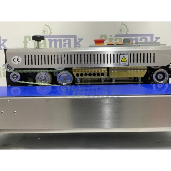 Paslanmaz Lavion FRD-750 Konveyorlu Otomatik Poşet Kapatma Makinesi