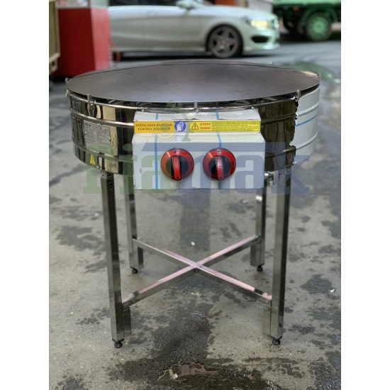 2 Yanışlı CE Belgeli Ayaklı 80 cm Gözleme Ocağı