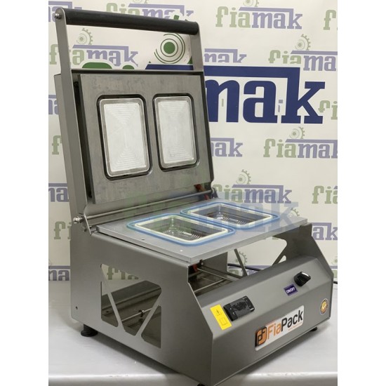 Çift'li Kase Kapatma Makinesi - 190x144mm Tabak Kapatma Makinesi - Çift'li Tabak Kapama Makinesi