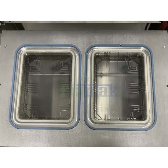 Çift'li Kase Kapatma Makinesi - 190x144mm Tabak Kapatma Makinesi - Çift'li Tabak Kapama Makinesi