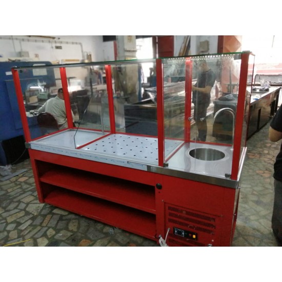 Pilav Ayran Tezgahı Kırmızı Model