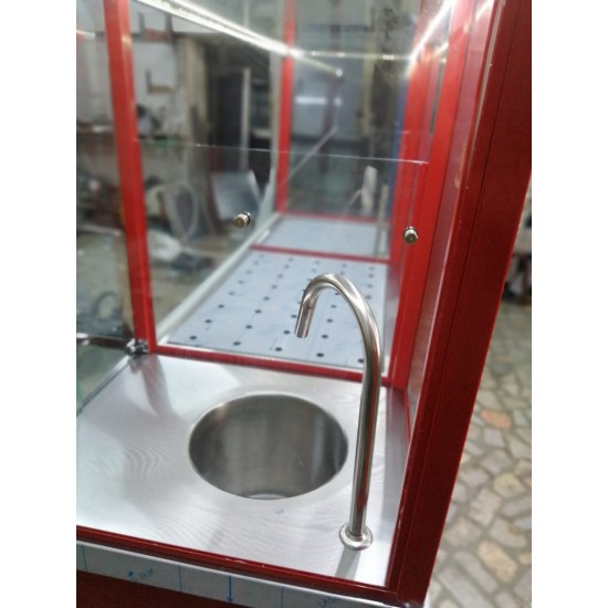 Pilav Ayran Tezgahı Kırmızı Model