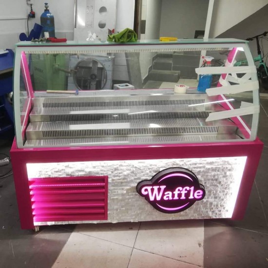 Taş Dekorlu Waffle Tezgahı