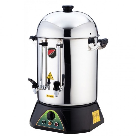 Silverinox 10 Litre Tek Demlikli Semaver | Klasik ve Güvenilir Çay Servisi