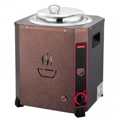 Silverinox Bakır Çorba Isıtıcısı Çorba Kazanı 13 Litre