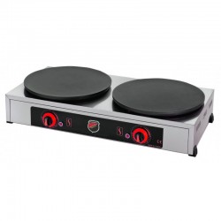 Silverinox Krep Pişirici Makinesi Çiftli 40 + 40 Cm