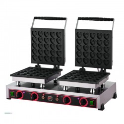 Silverinox Pankek Bubble Makinası Çiftli Kapaklı Kalpli